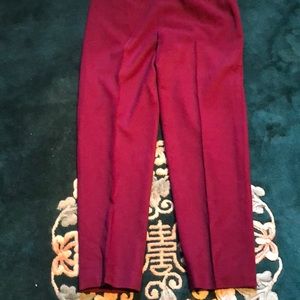 Burgundy Talbots Business/Dress Slacks